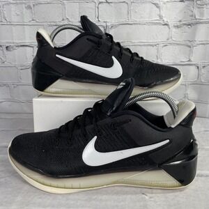 Nike Kobe AD Mens Basketball Shoes 2016 Blackout Black White 852425-001 Size 7.5